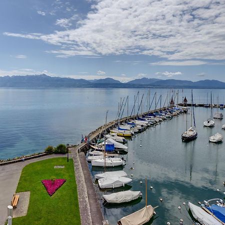 Romantik Hotel Mont Blanc Au Lac Morges Exteriör bild