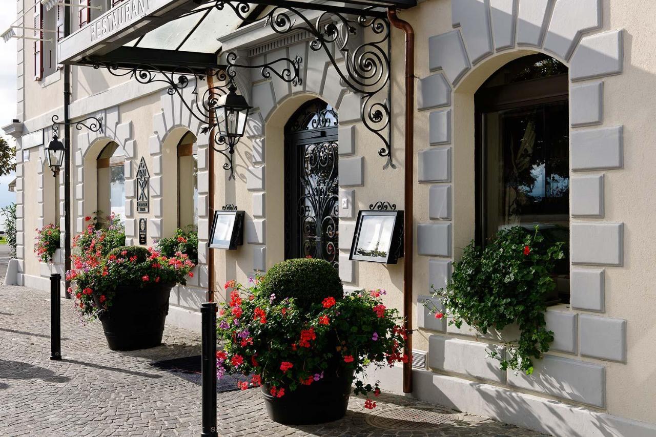 Romantik Hotel Mont Blanc Au Lac Morges Exteriör bild