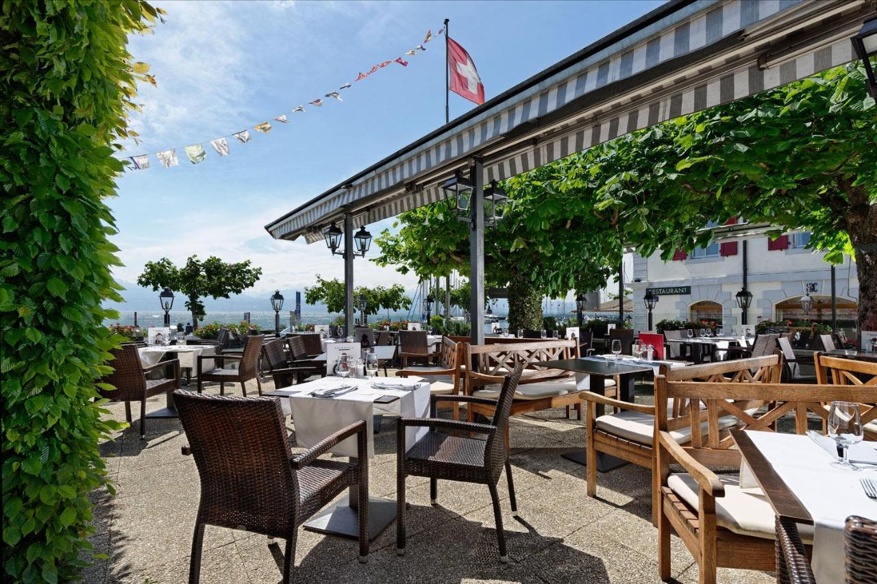 Romantik Hotel Mont Blanc Au Lac Morges Exteriör bild