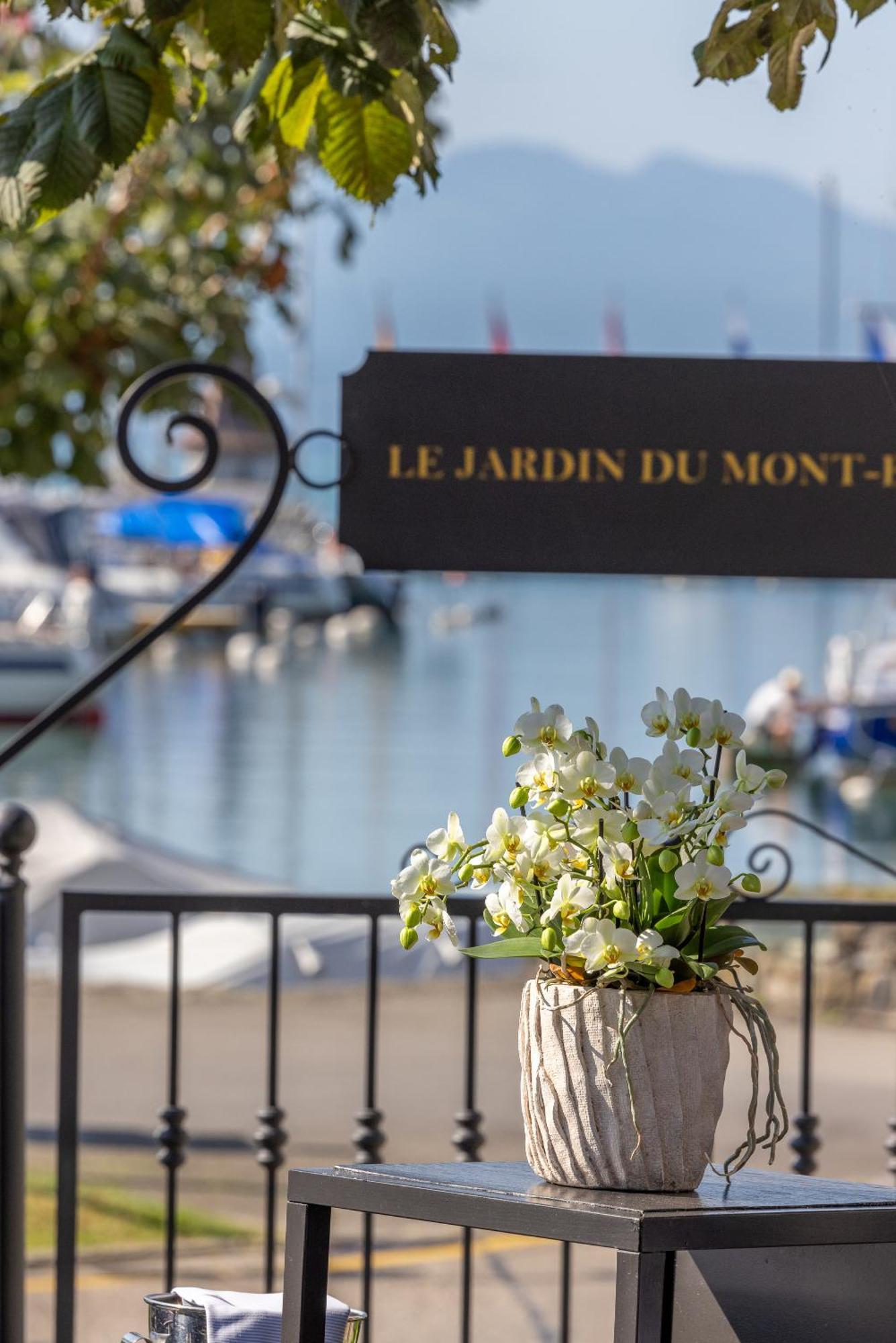Romantik Hotel Mont Blanc Au Lac Morges Exteriör bild
