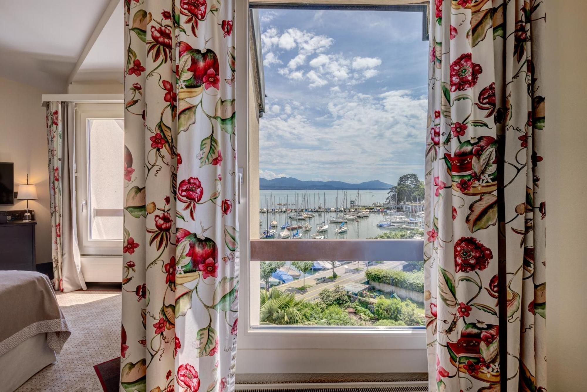 Romantik Hotel Mont Blanc Au Lac Morges Exteriör bild