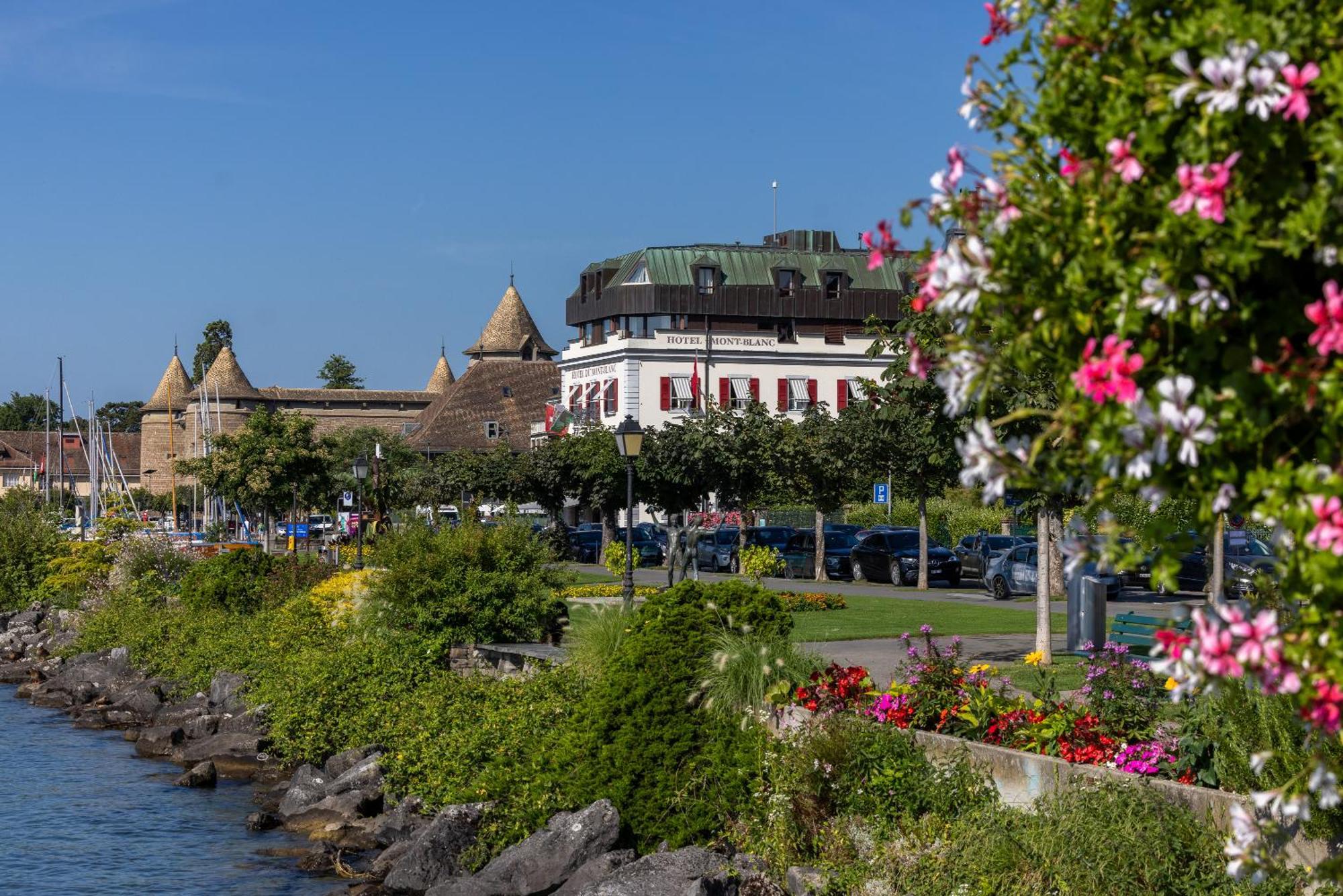 Romantik Hotel Mont Blanc Au Lac Morges Exteriör bild