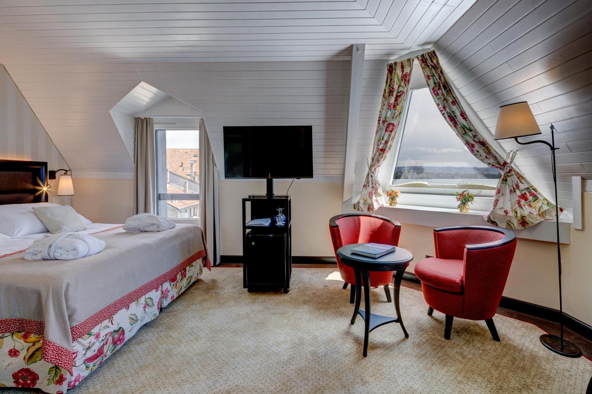 Romantik Hotel Mont Blanc Au Lac Morges Exteriör bild